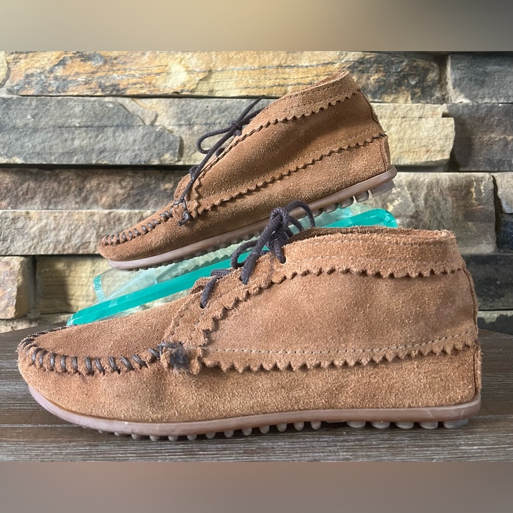 Minnetonka Suede Leather Moccasin